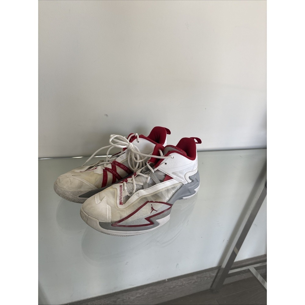 Size 12 - Jordan One Take 3 White Gym Red
